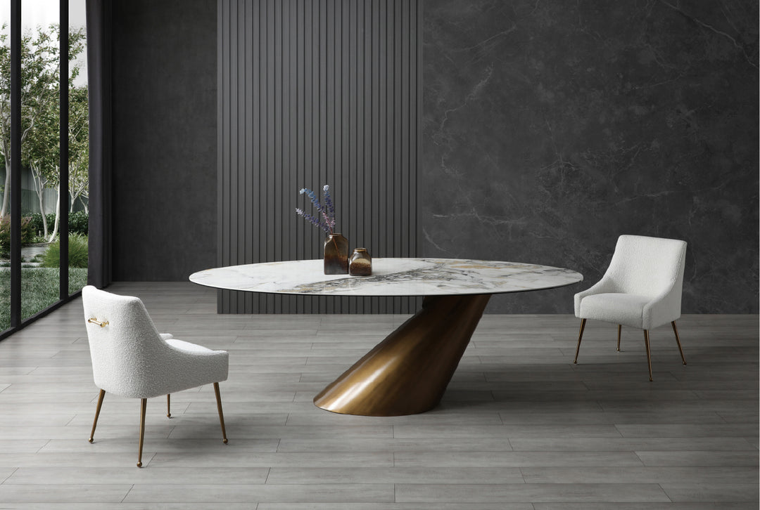 Vita Luno Sintered Stone Dining Table