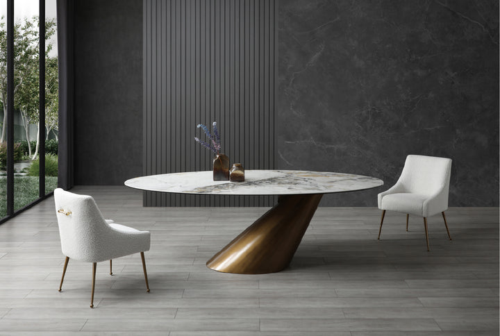 Vita Luno Sintered Stone Dining Table