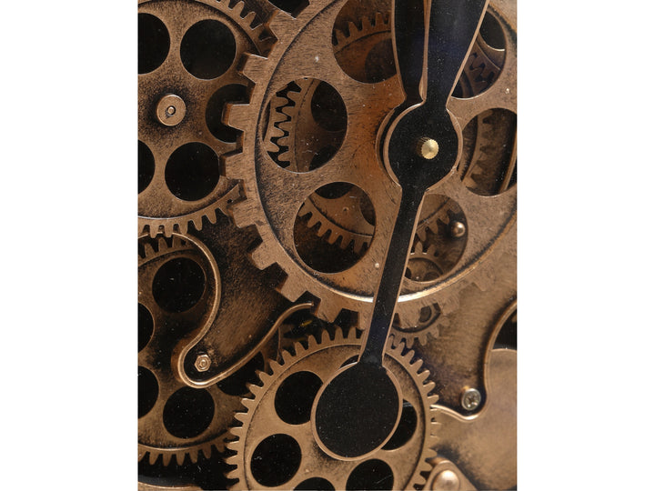 Rustic Vintage Skeleton Gear Wall Clock (66cm)