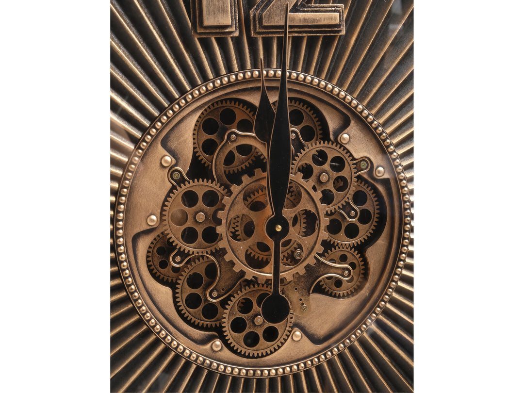 Sterling Extra Large Vintage Moving Cogs Wall Clock (80cm)