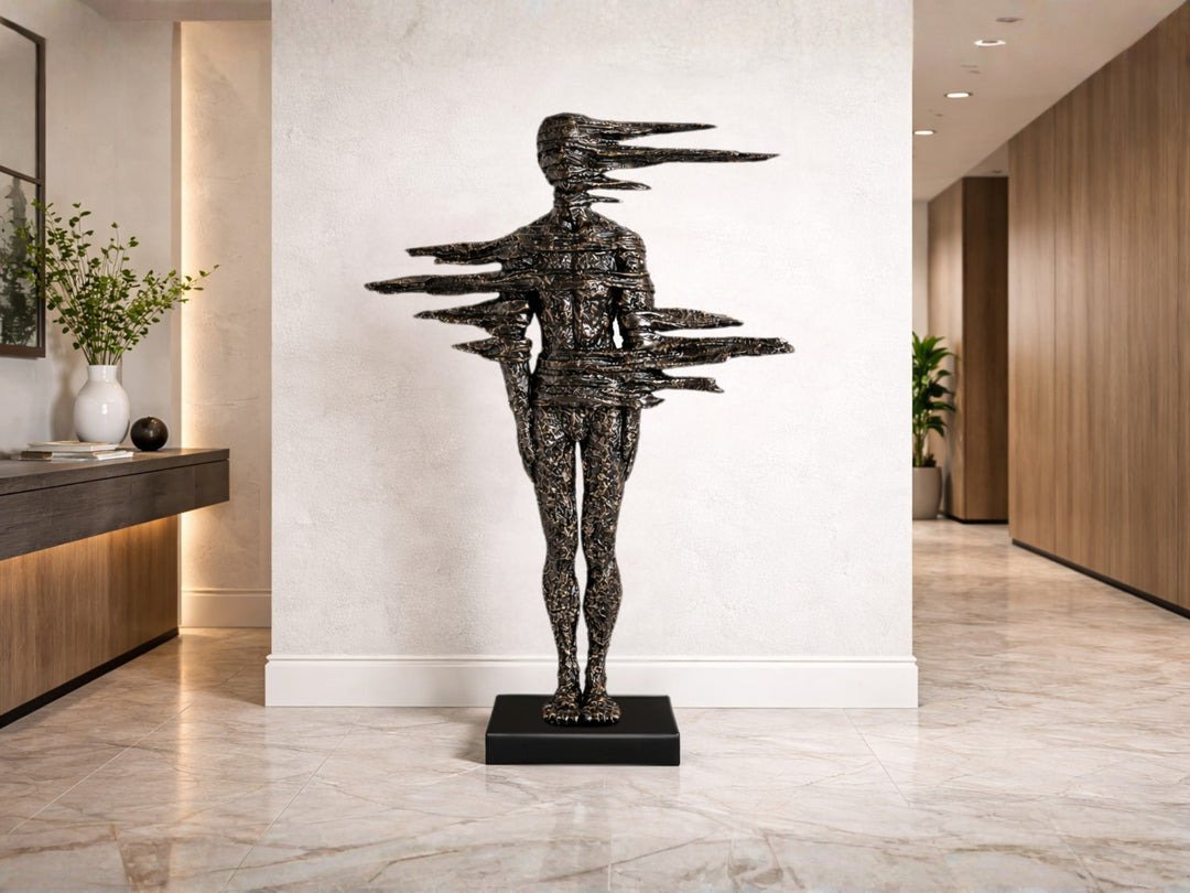 Drift Abstract Human Sculpture – Decorative Floor Art