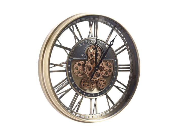 Heritage Moving Gear Roman Wall Clock (53cm)