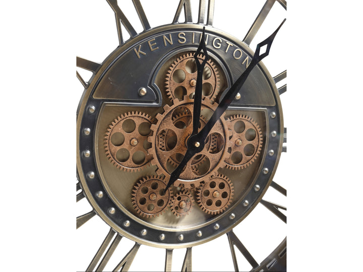 Heritage Moving Gear Roman Wall Clock (53cm)