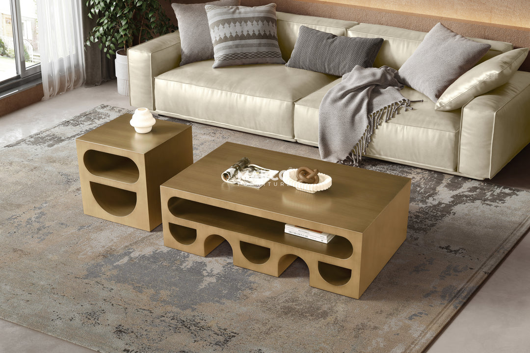 Dublin Metal Coffee Table Set