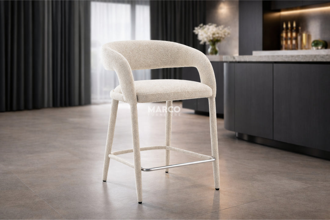 Aspen Fabric Bar Stool