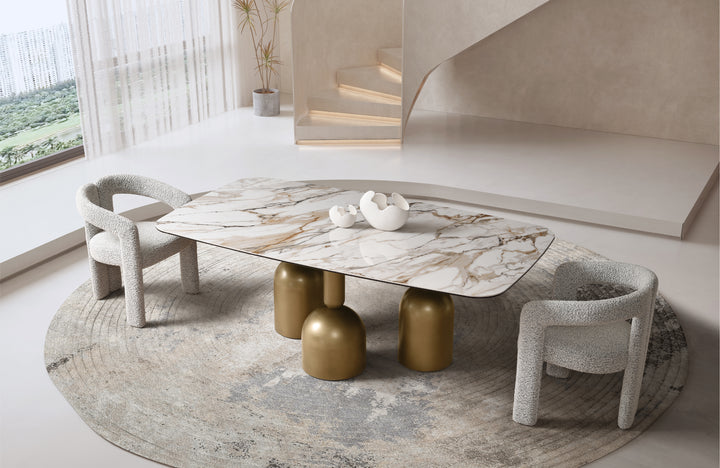 Casa Bella Sintered Stone Dining Table