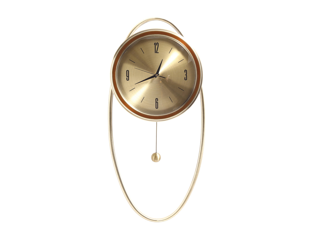 Preston Oval Pendulum Hanging Wall Clock
