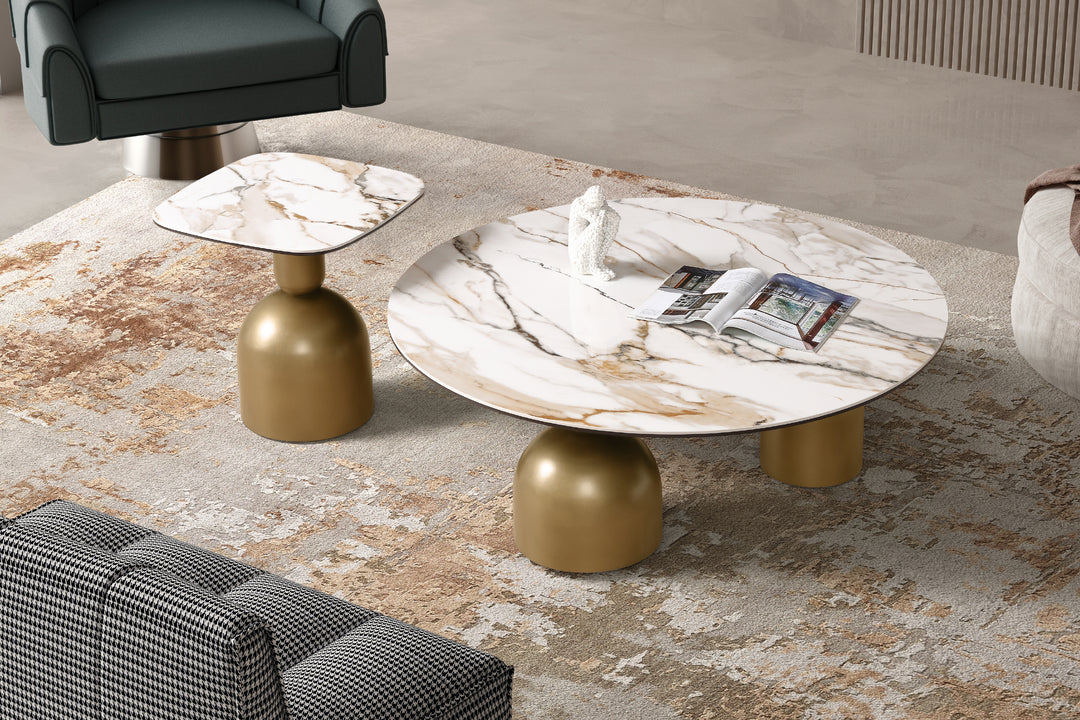 Casa Bella Sintered Stone Side Table