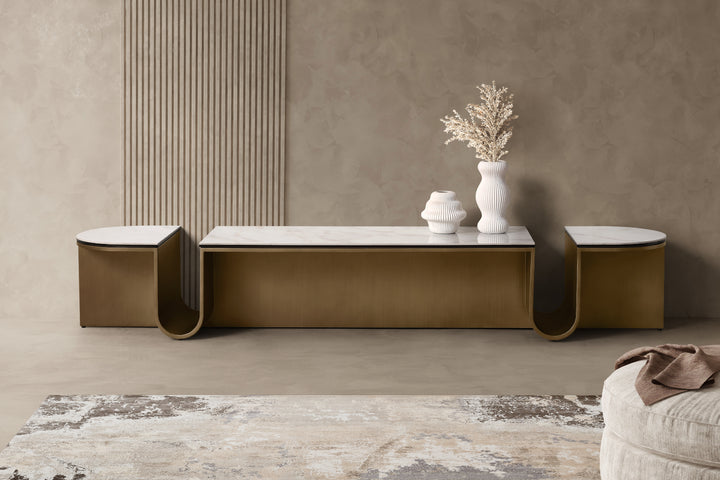 Catalina Sintered Stone TV Cabinet – Modern TV Stand