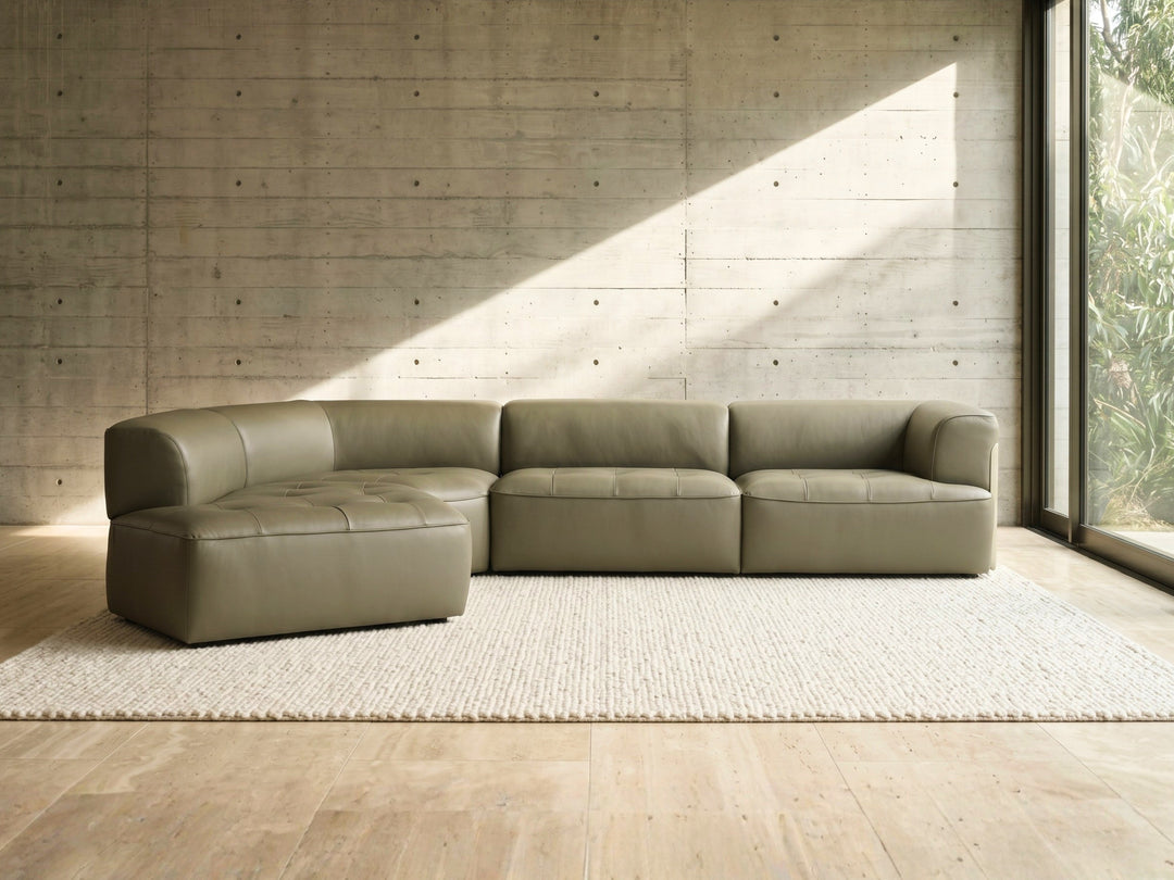 Emporium Modular Chaise Lounge – Premium Leather Corner Sofa