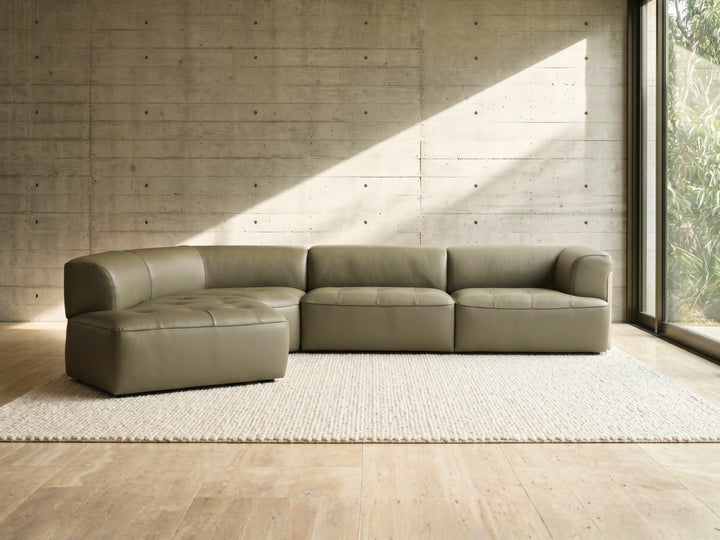 Emporium Modular Chaise Lounge – Premium Leather Corner Sofa