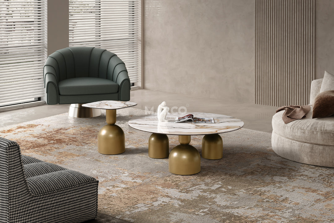 Casa Bella Sintered Stone Coffee Table Set