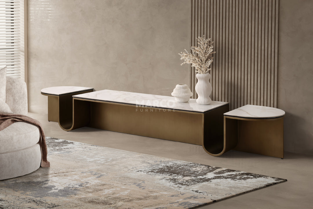 Catalina Sintered Stone TV Cabinet – Modern TV Stand