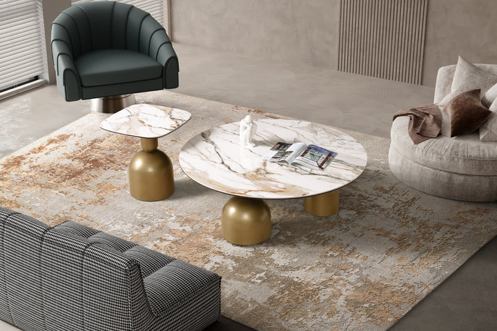 Casa Bella Sintered Stone Coffee Table Set