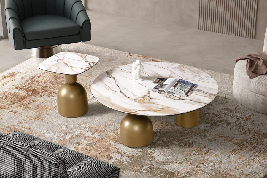 Casa Bella Sintered Stone Nesting Coffee Table