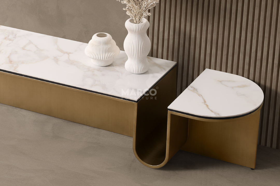 Catalina Sintered Stone TV Cabinet – Modern TV Stand