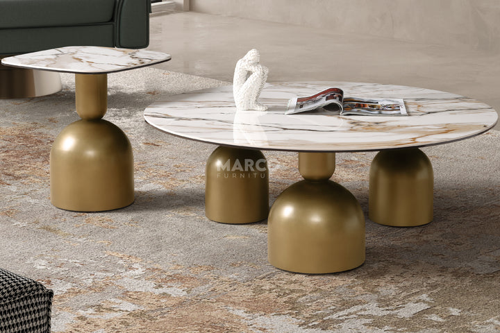Casa Bella Sintered Stone Coffee Table Set