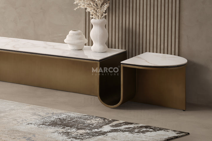 Catalina Sintered Stone TV Cabinet – Modern TV Stand