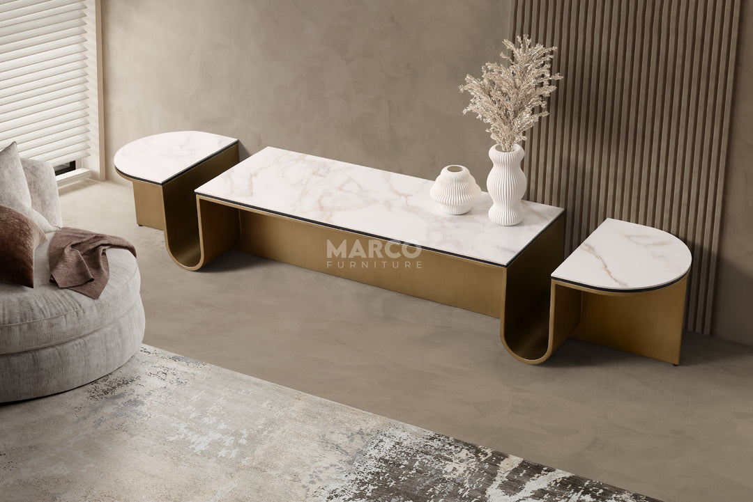 Catalina Sintered Stone TV Cabinet – Modern TV Stand