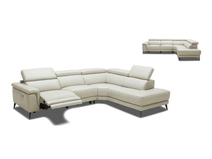 Andora Modular Chaise Leather Lounge – Modern Leather Sofa