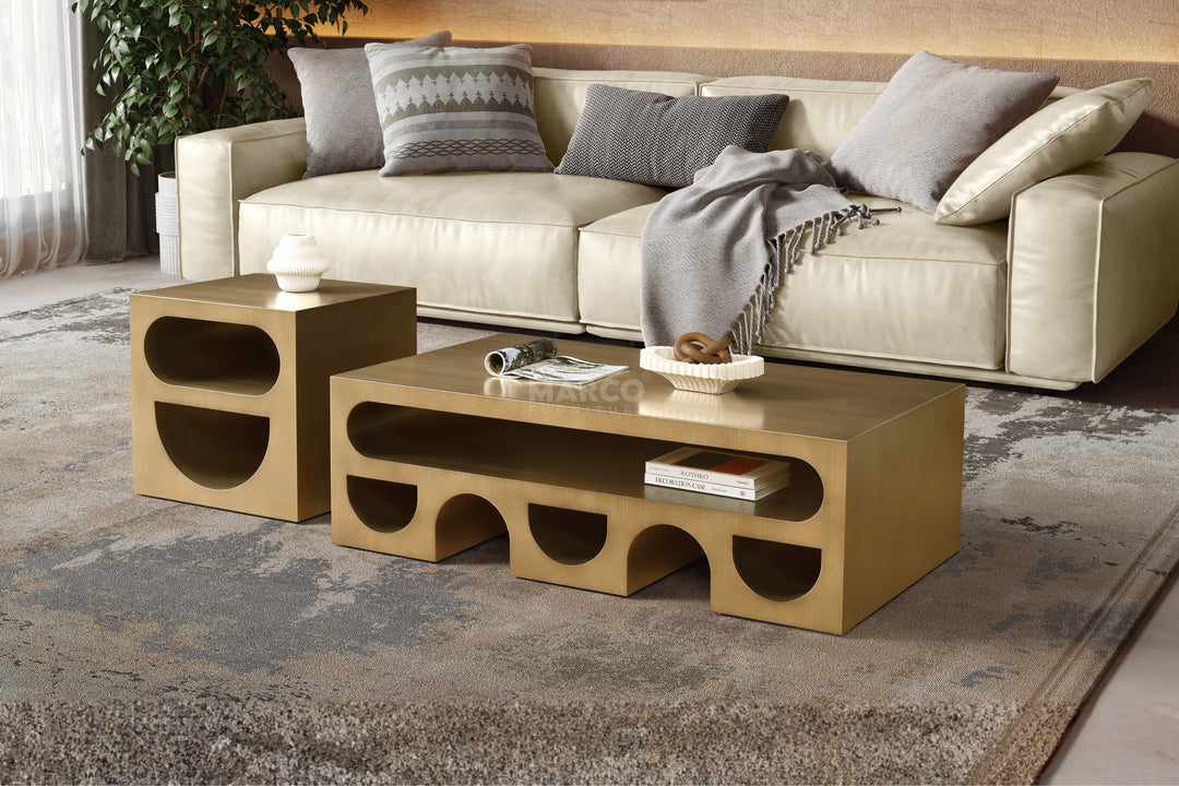 Dublin Metal Coffee Table Set