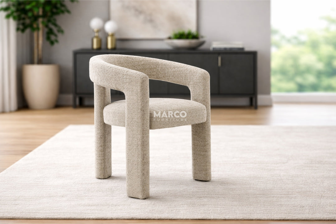 Zara Woven Fabric Dining Chair