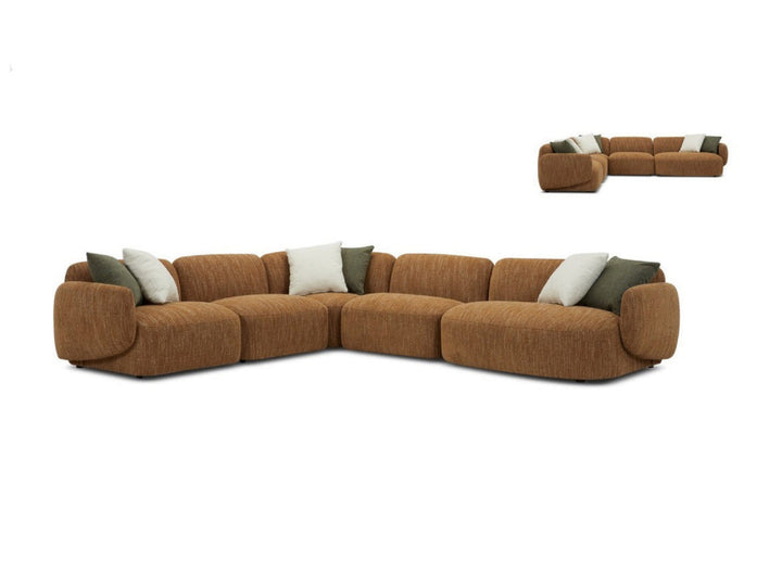 La Scala Modular Sectional Sofa – Deep Seat Lounge with Plush Arms