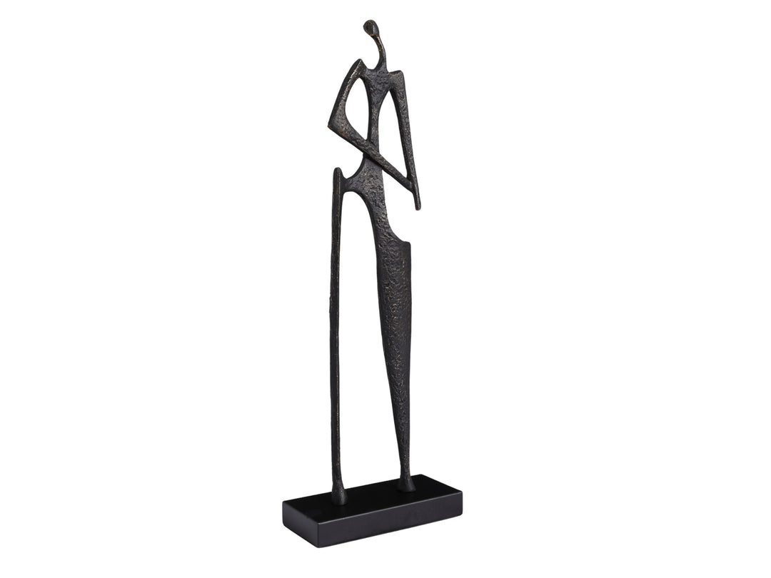 Minimal Tall Abstract Metal Sculpture
