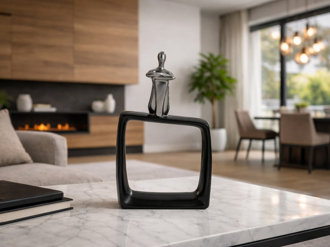 Black Ceramic Abstract Collection