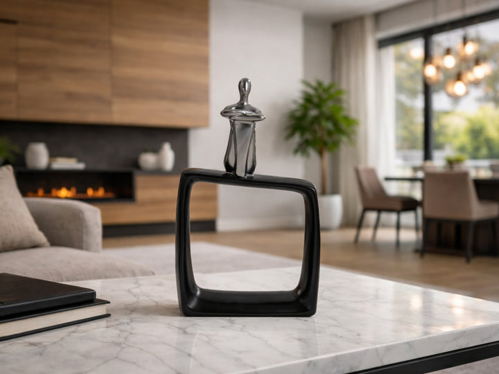 Black Ceramic Abstract Collection