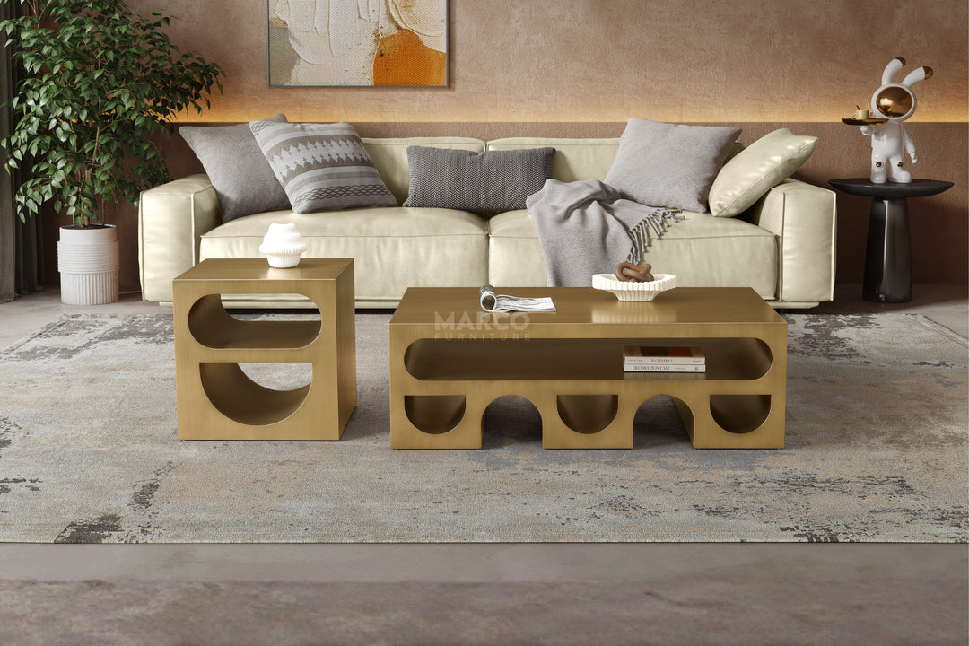 Dublin Metal Coffee Table Set