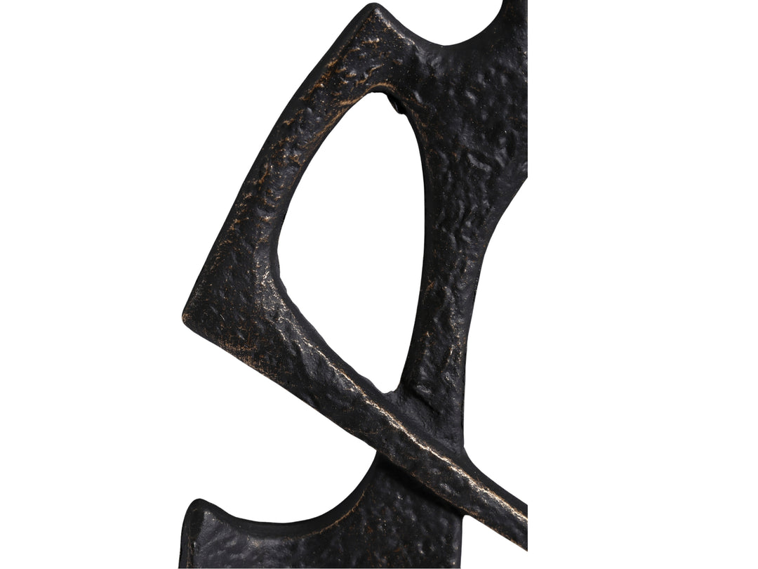 Minimal Tall Abstract Metal Sculpture
