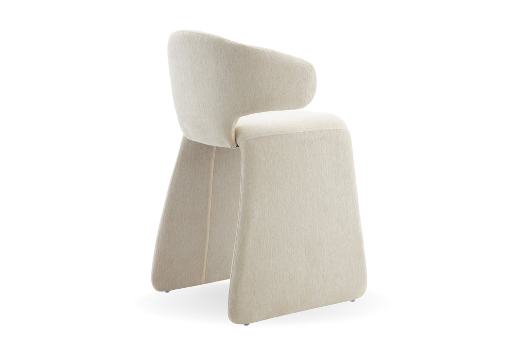 Luxe Fabric Bar Chair - Upholstered Bar Stool