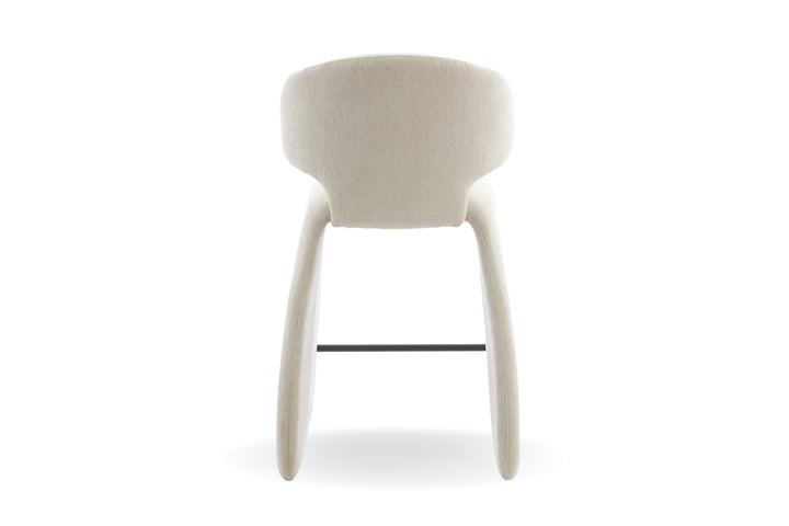 Luxe Fabric Bar Chair - Upholstered Bar Stool