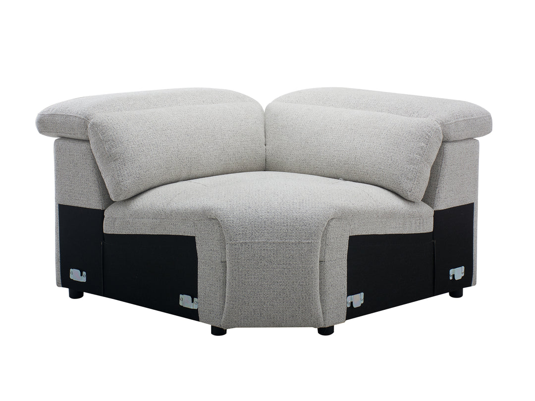 Bellavia Modern Fabric Corner Lounge – L-Shaped Modular Sofa