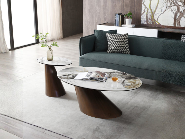 Vita Luno Sintered Stone Coffee Table
