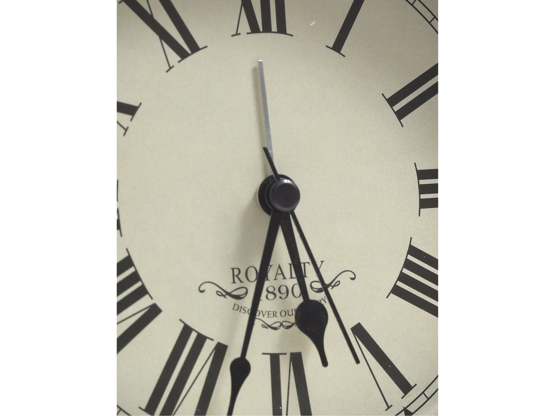 Noble Classic Desk Clock with Roman Numerals