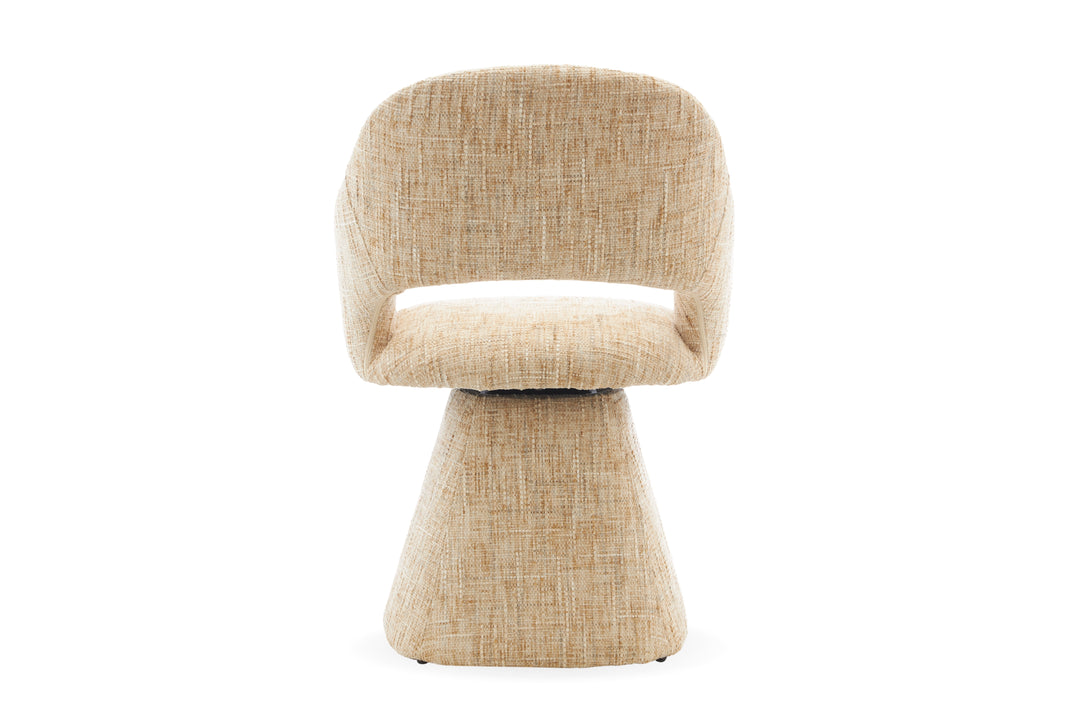 Kelvin Fabric Dining Chair – Swivel Base