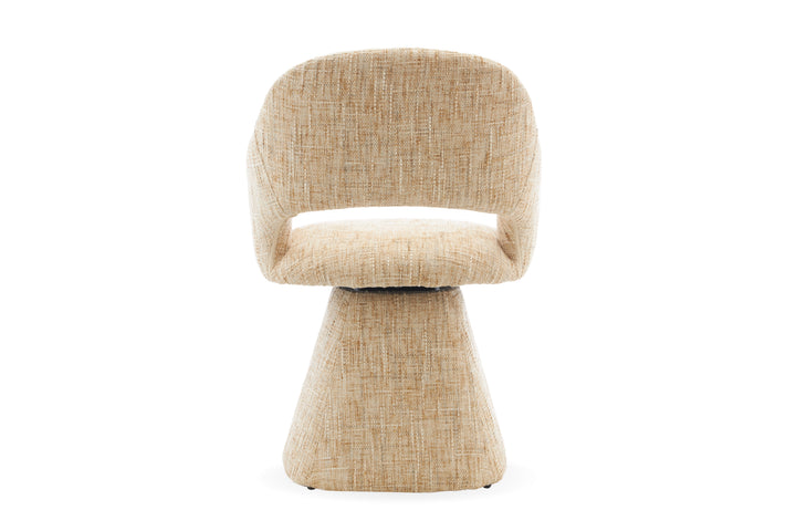Kelvin Fabric Dining Chair – Swivel Base