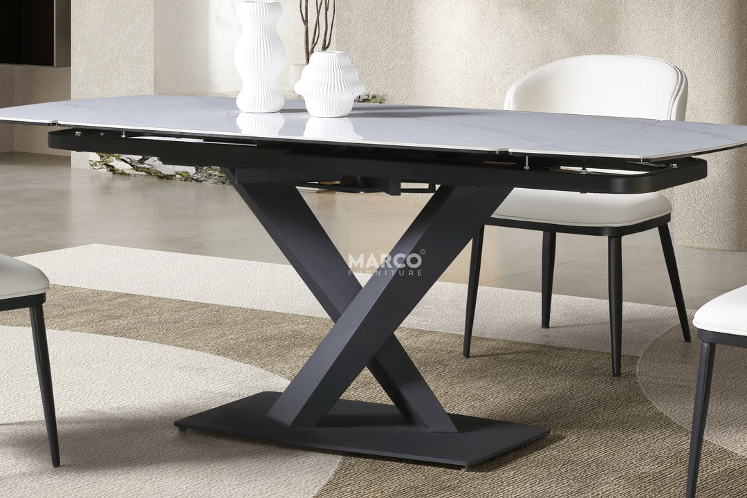Eclipse Extendable Sintered Stone Dining Table