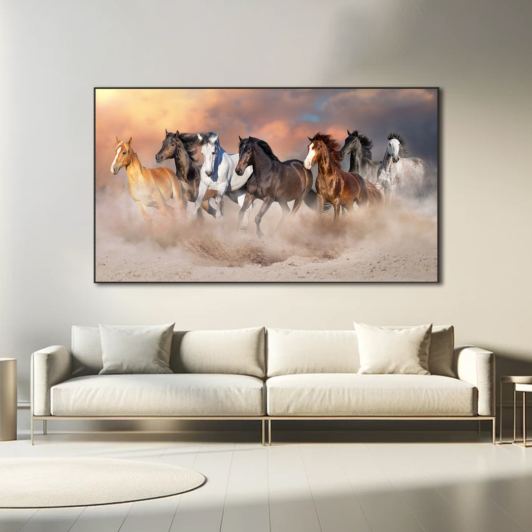 Wild Autumn Gallop Artwork L210x W110 CM