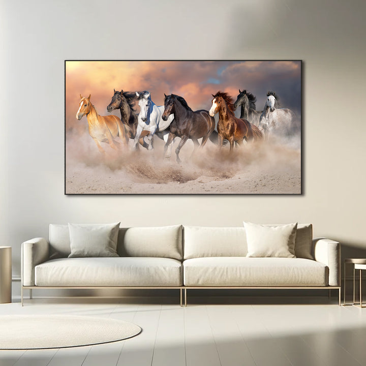 Wild Autumn Gallop Artwork L210x W110 CM