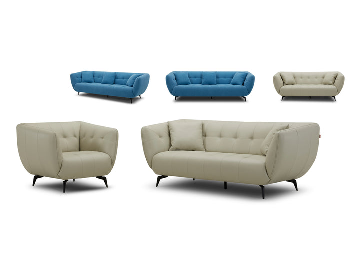 Gloria Chesterfield Leather Sofa – Premium Leather Lounge Sofa