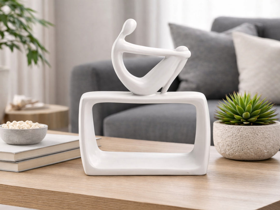 White Ceramic Abstract Collection