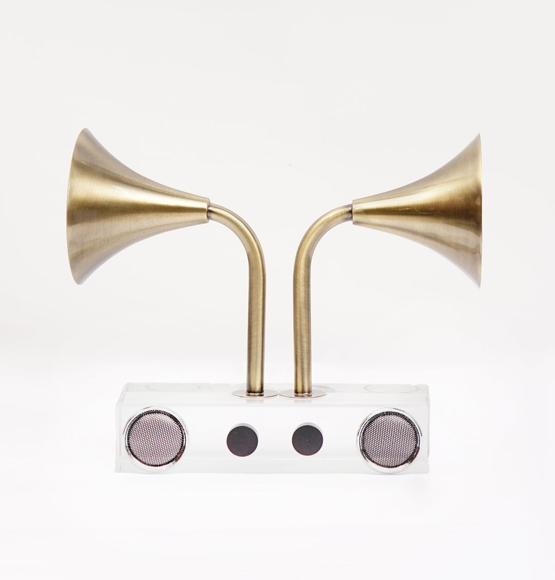 Acrylic Twin Horn Vintage Gramophone