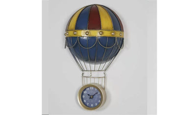 Air Balloon Vintage  Iron Wall Clock, 70cm