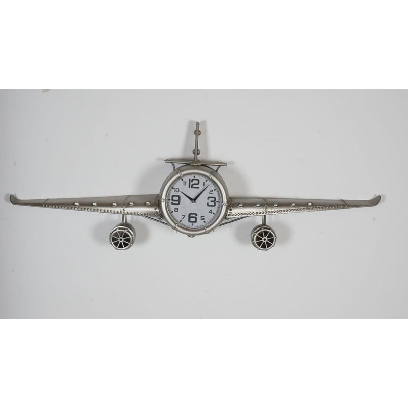 Aircraft Vintage Iron Wall Clock, 143cm - Marco Furniture