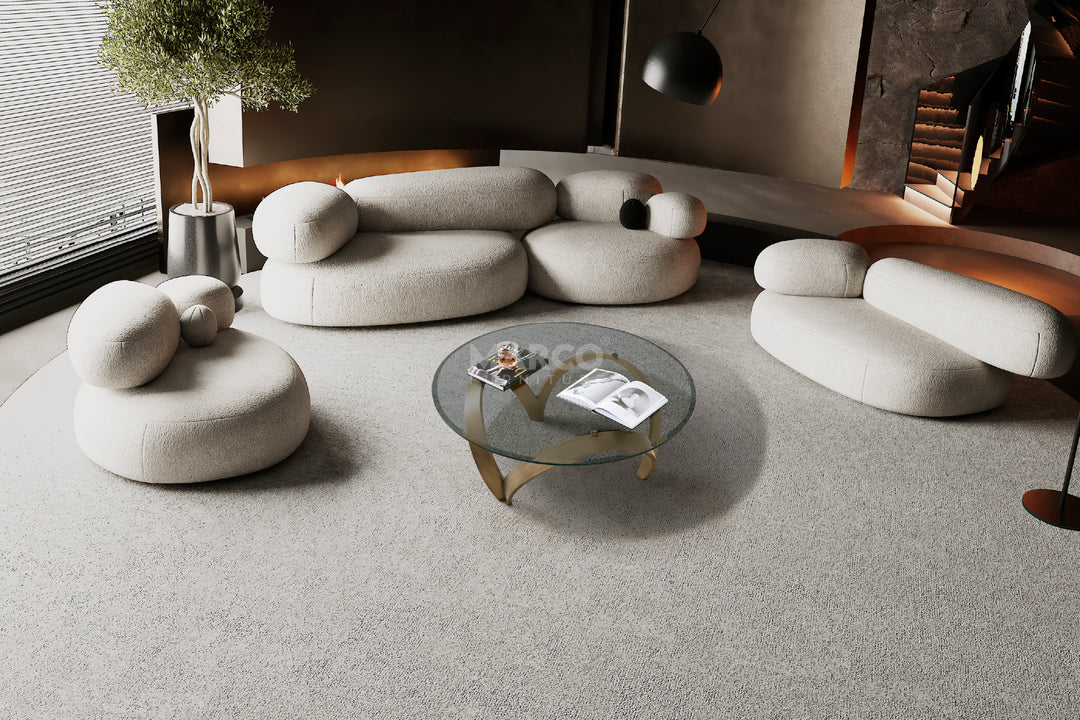 Alberta Glass Top Coffee Table with Golden Metal Base