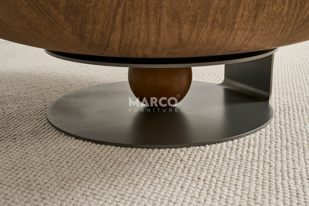 Amazon Coffee Table with Glass Top Side Table (Set of 2)