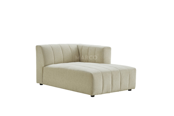 Green sofa on a white background